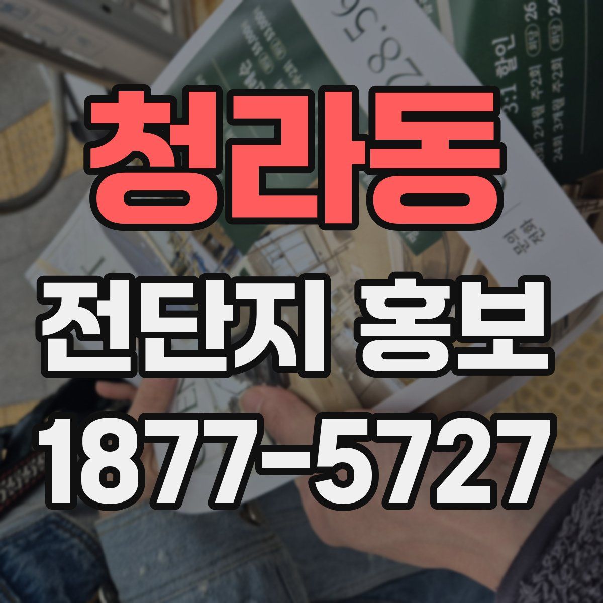 청라동 전단지 홍보