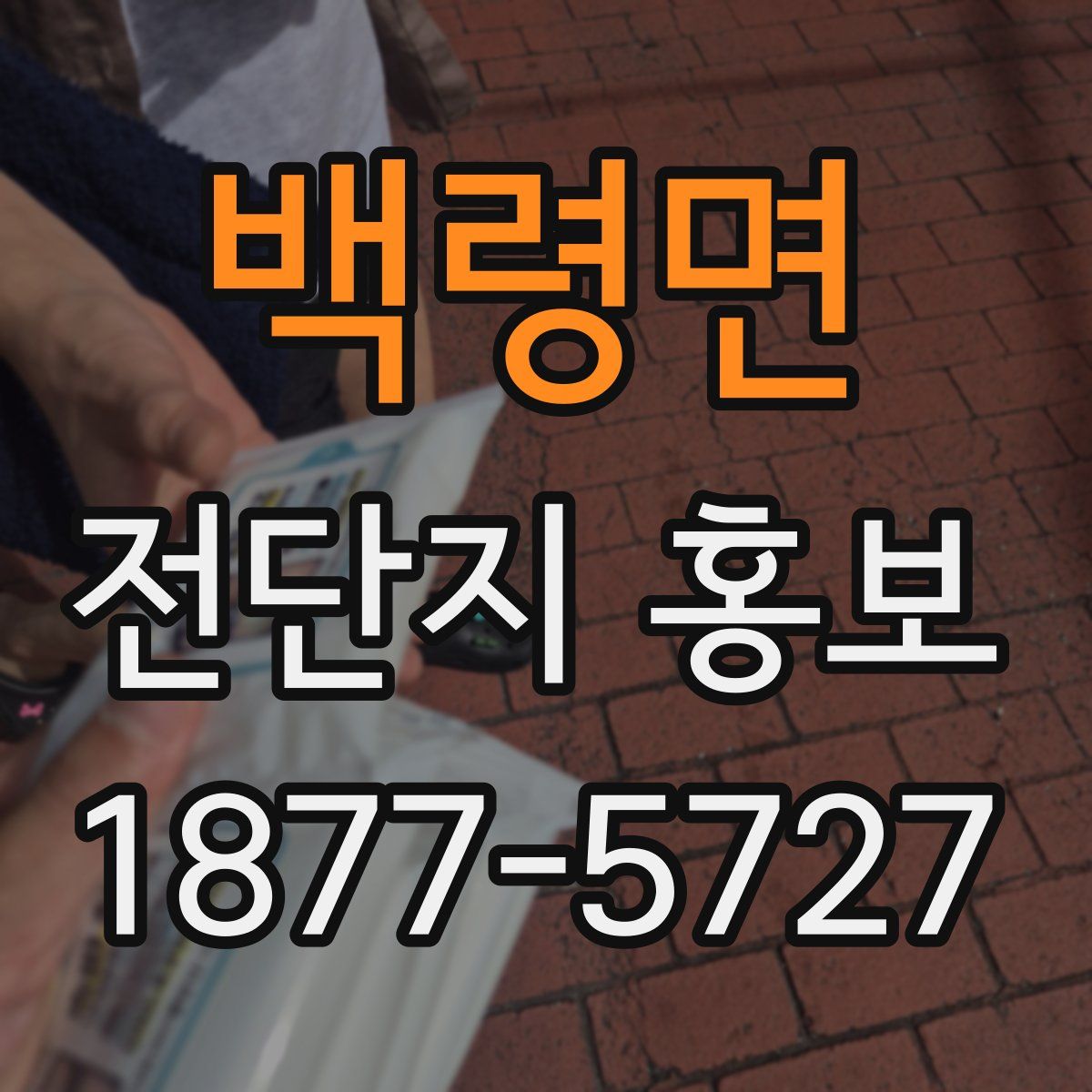 백령면 전단지 홍보