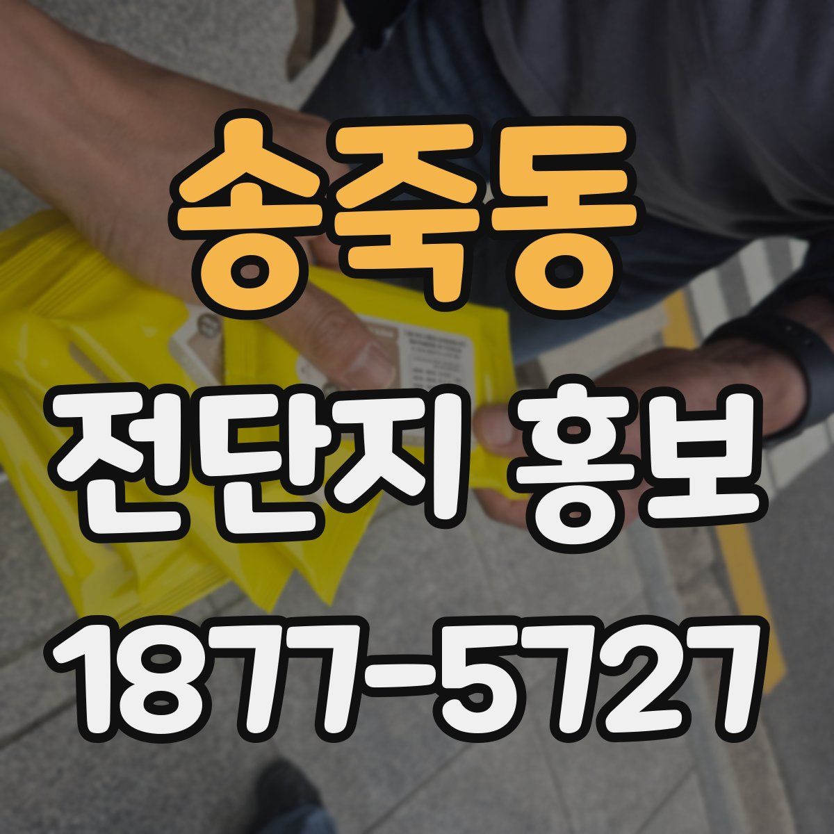 송죽동 전단지 홍보