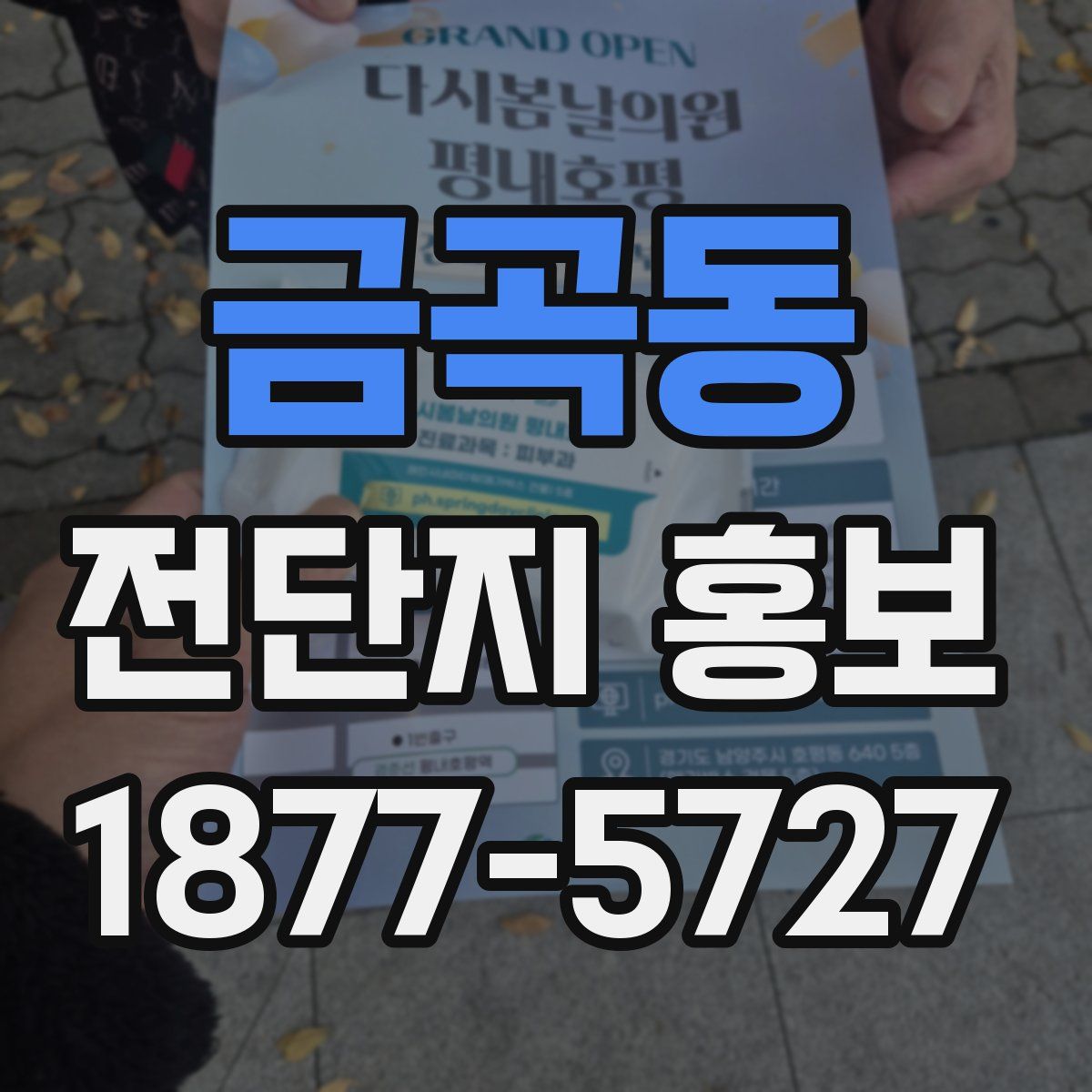 금곡동 전단지 홍보