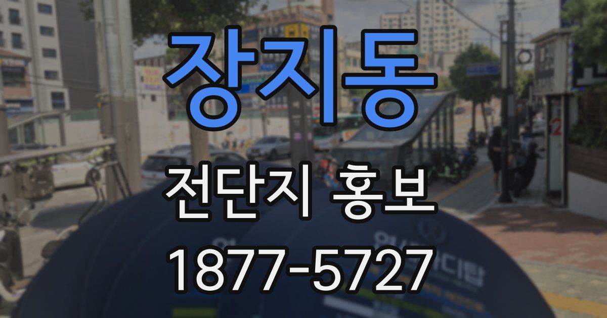 장지동 전단지 홍보