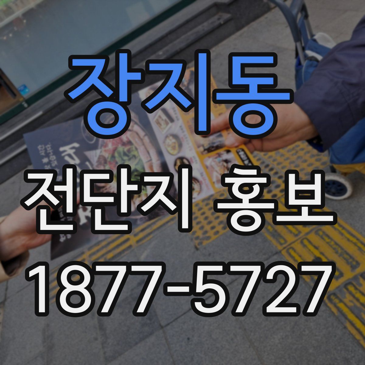 장지동 전단지 홍보