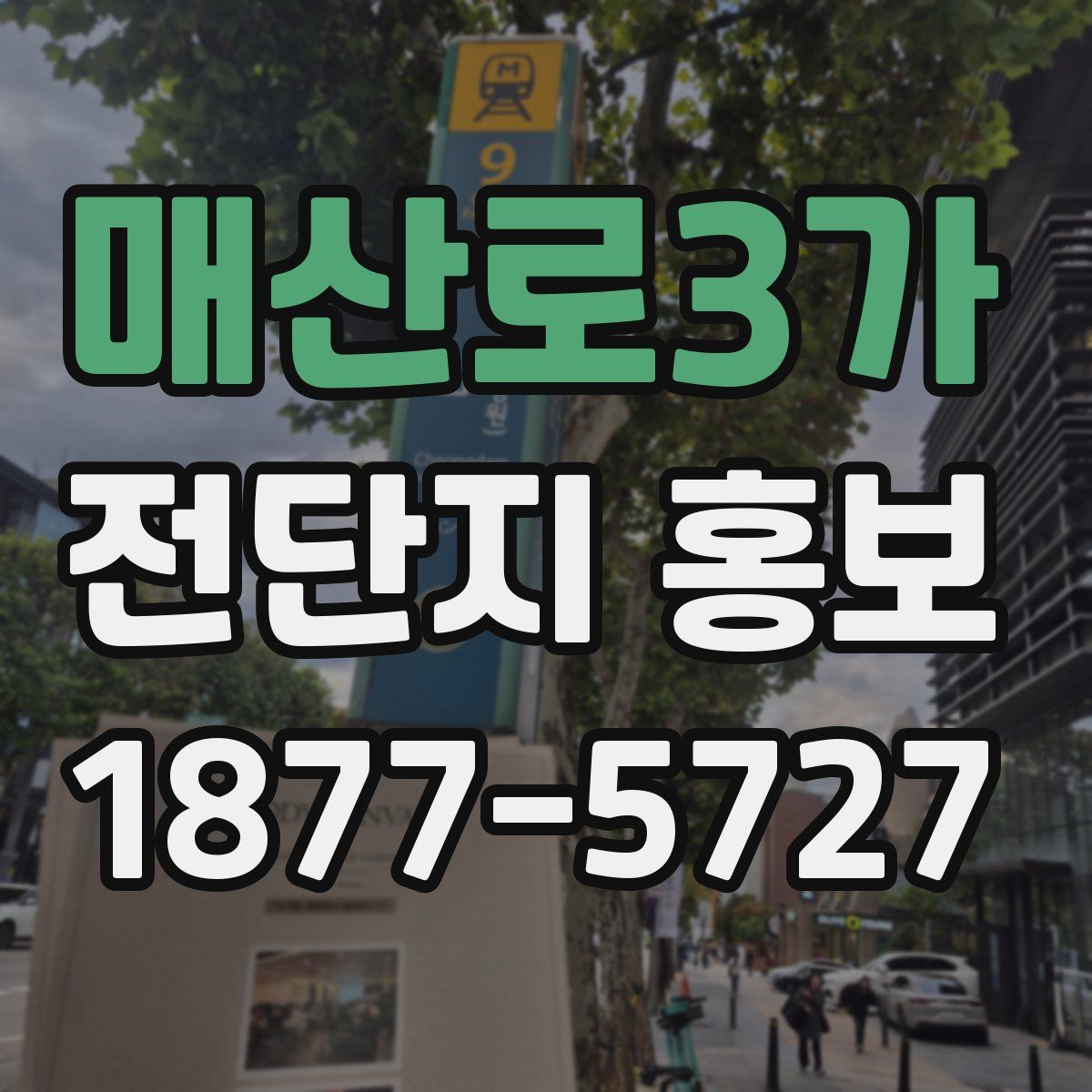 매산로3가 전단지 홍보