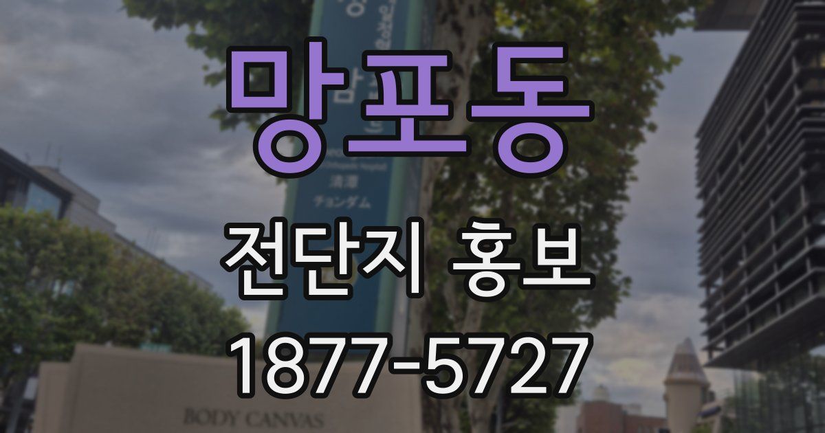 망포동 전단지 홍보