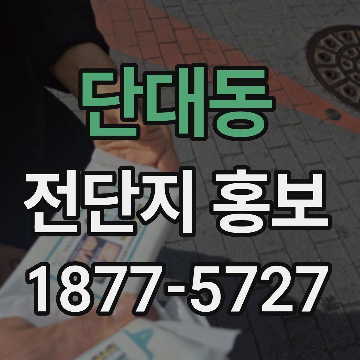단대동 전단지 홍보