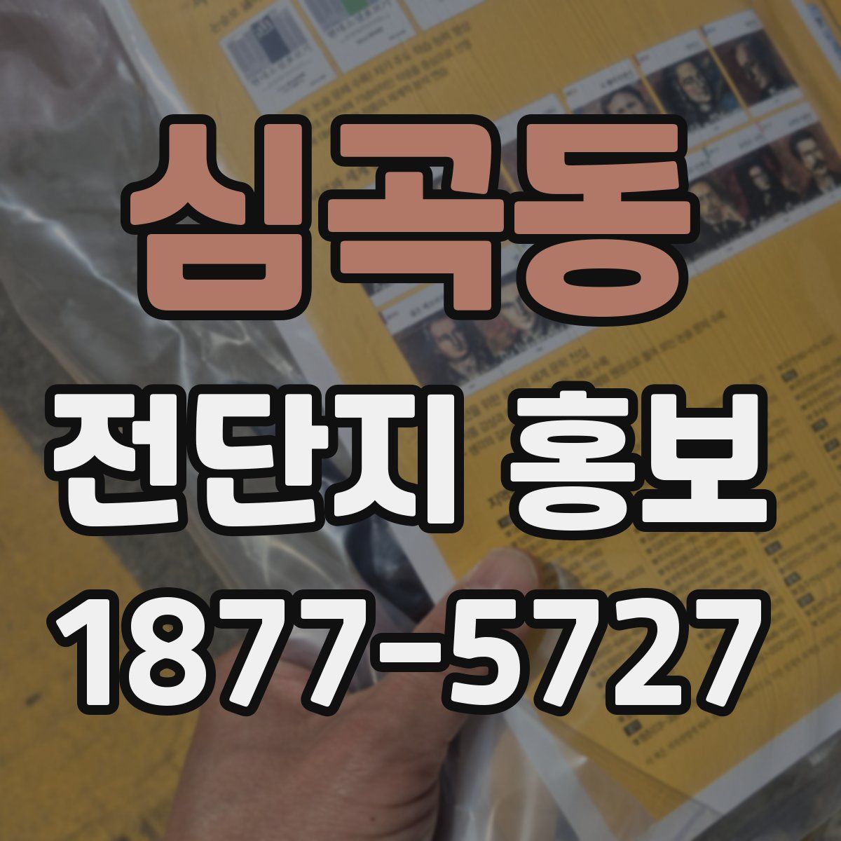 심곡동 전단지 홍보