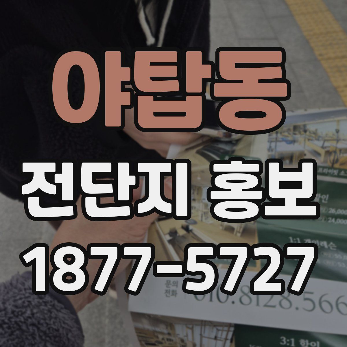 야탑동 전단지 홍보
