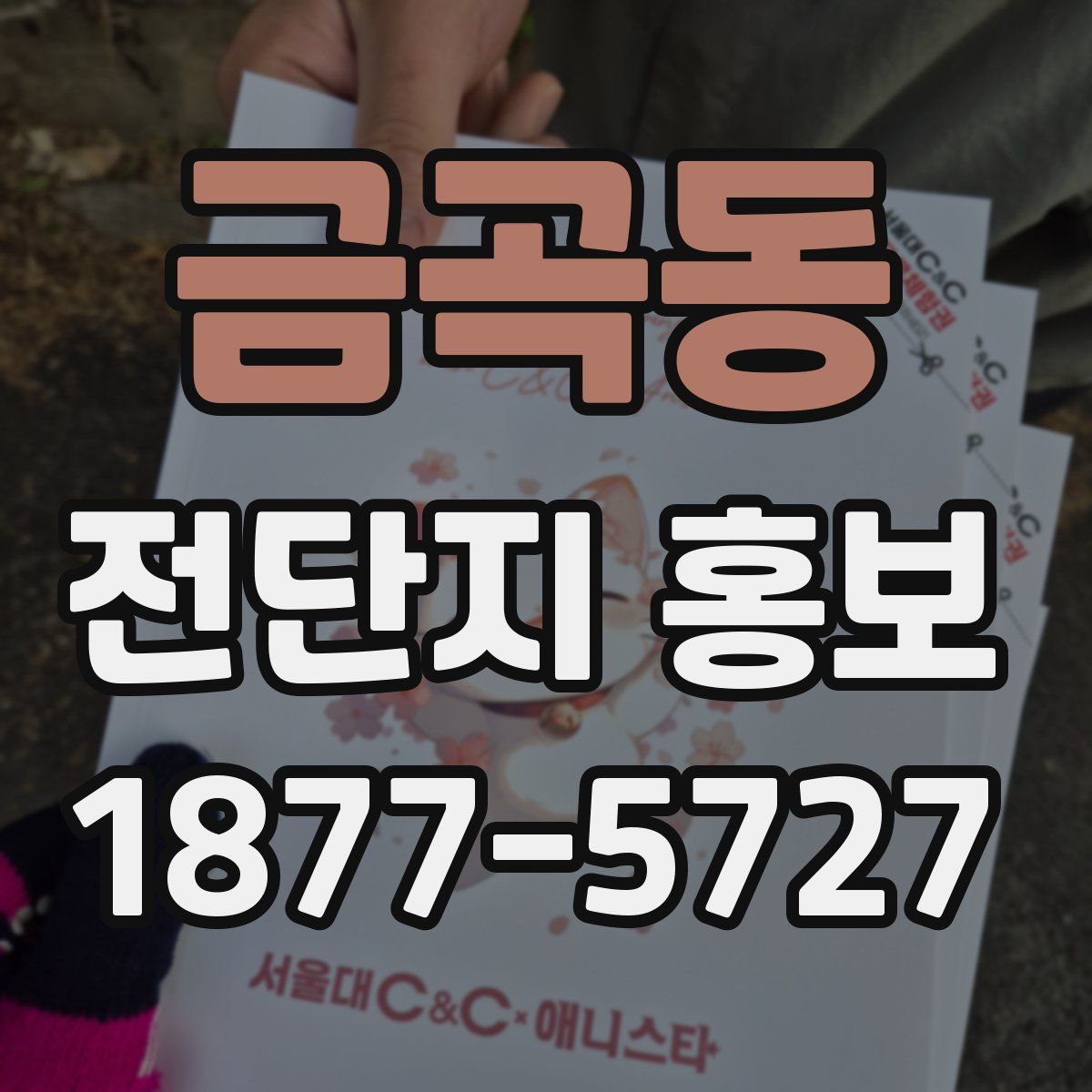 금곡동 전단지 홍보