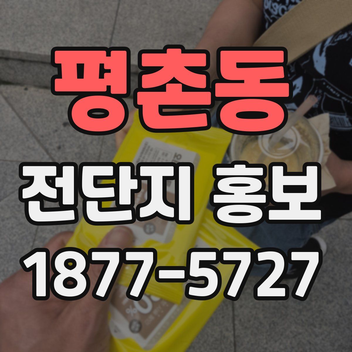 평촌동 전단지 홍보