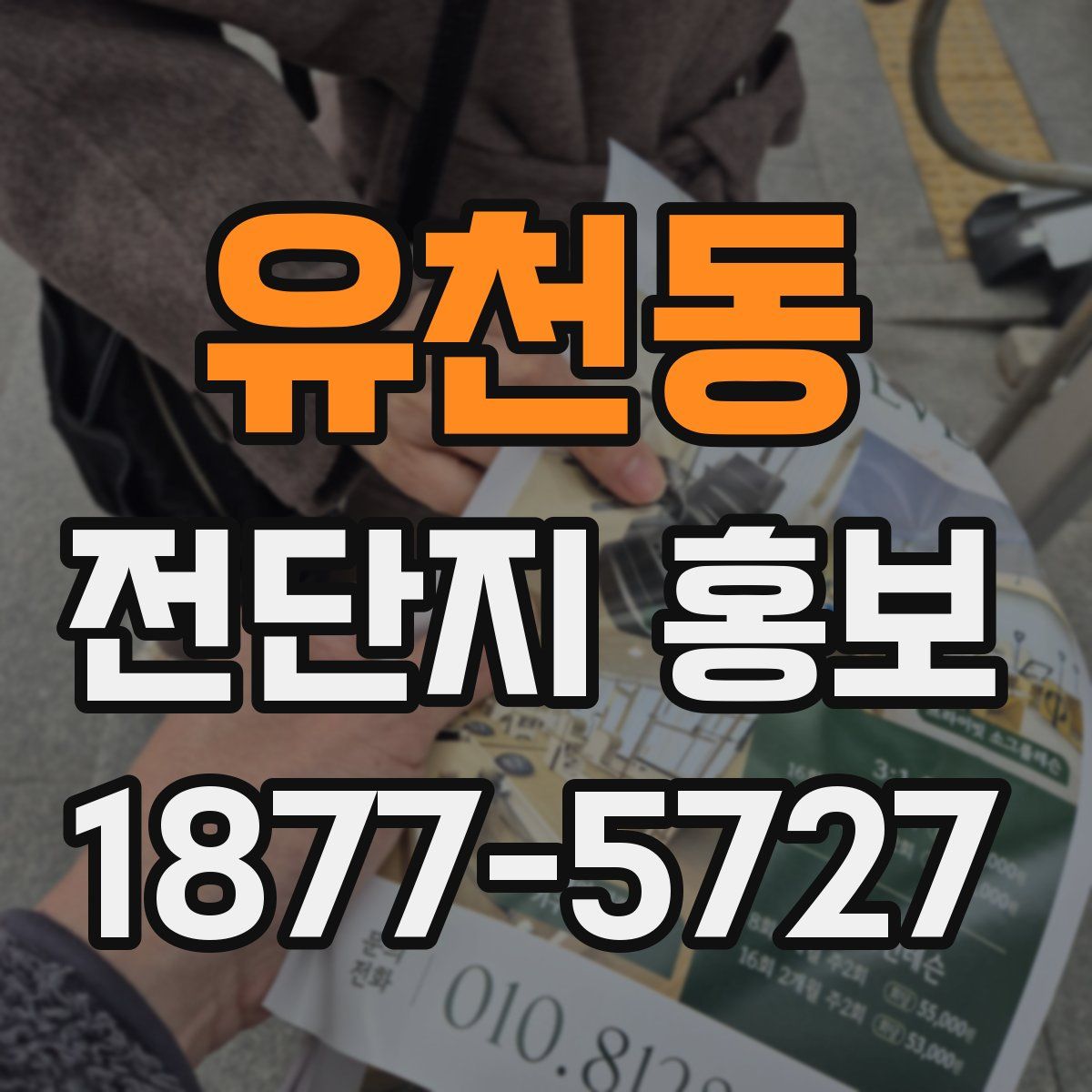 유천동 전단지 홍보