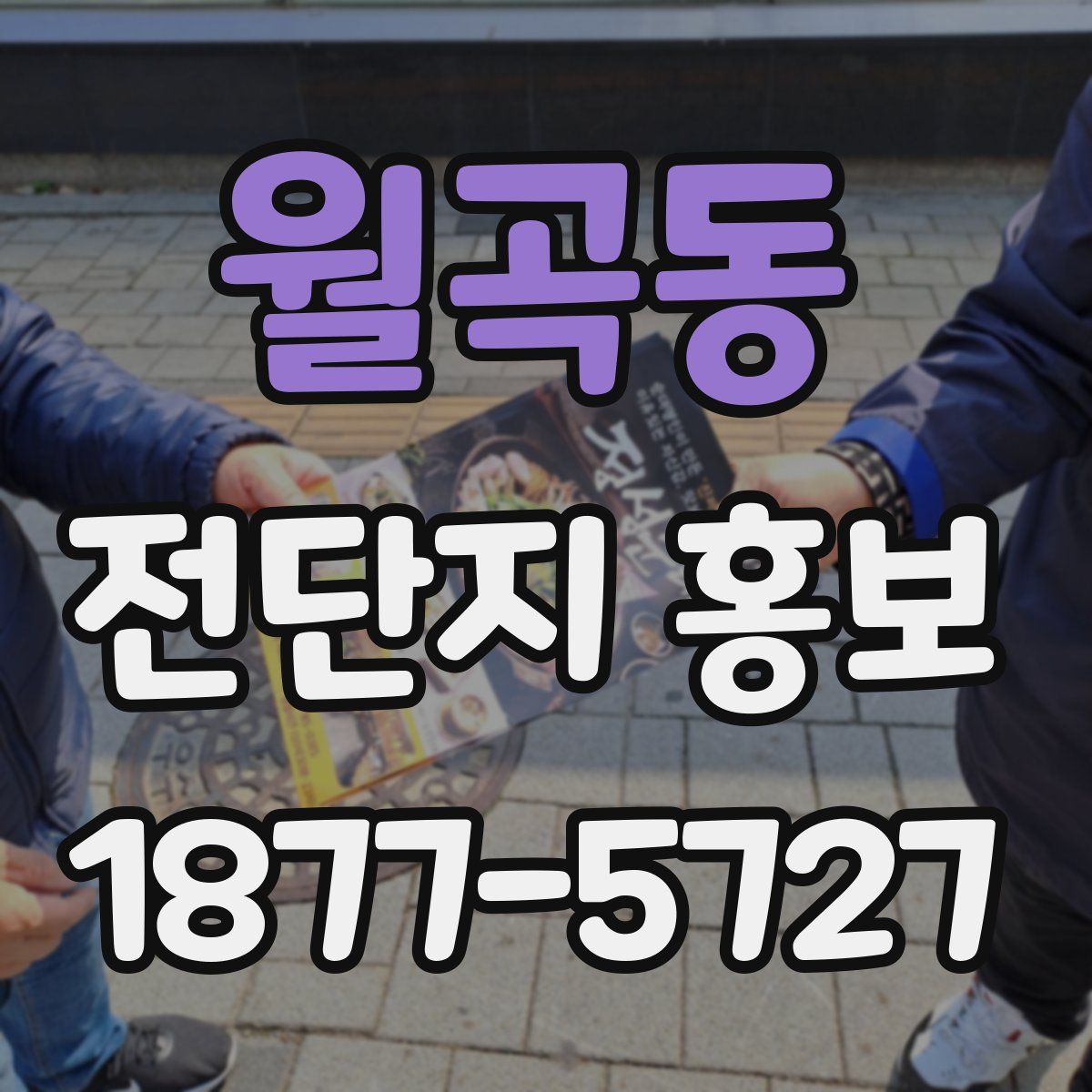 월곡동 전단지 홍보