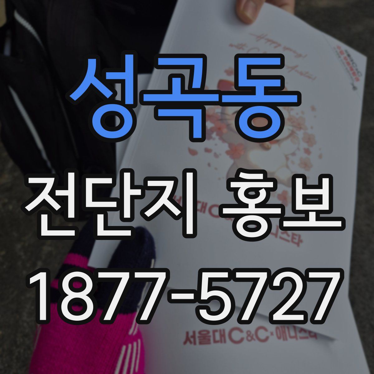 성곡동 전단지 홍보