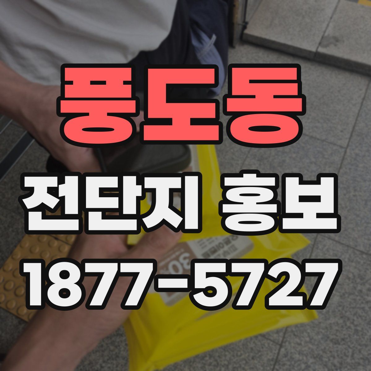 풍도동 전단지 홍보