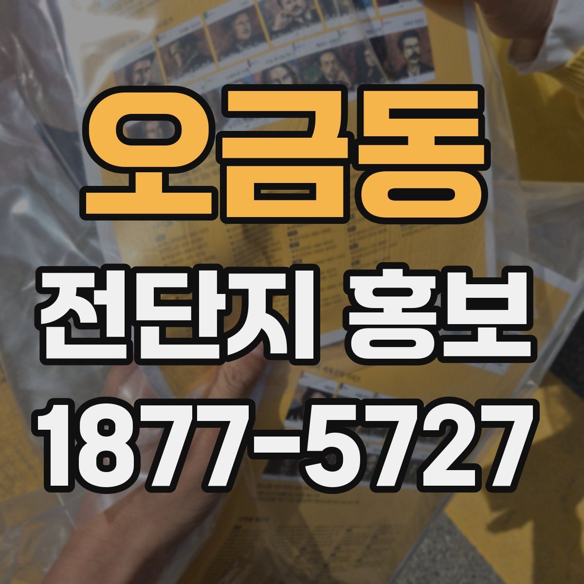 오금동 전단지 홍보