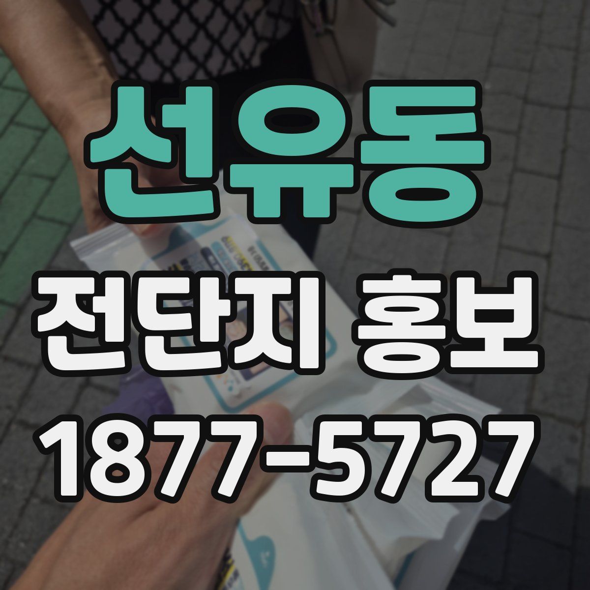 선유동 전단지 홍보