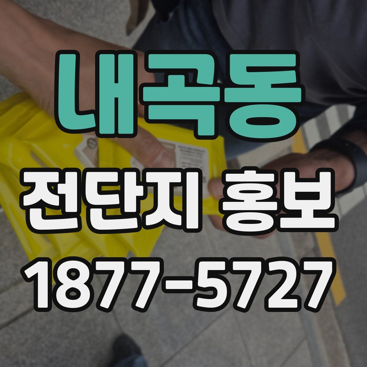 내곡동 전단지 홍보
