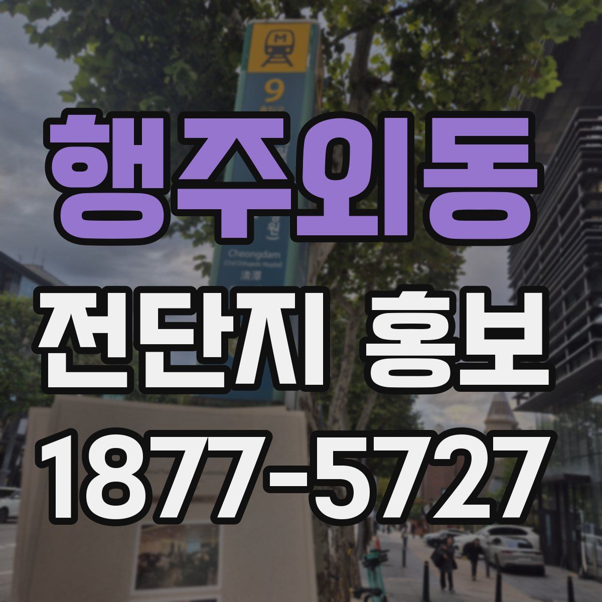 행주외동 전단지 홍보