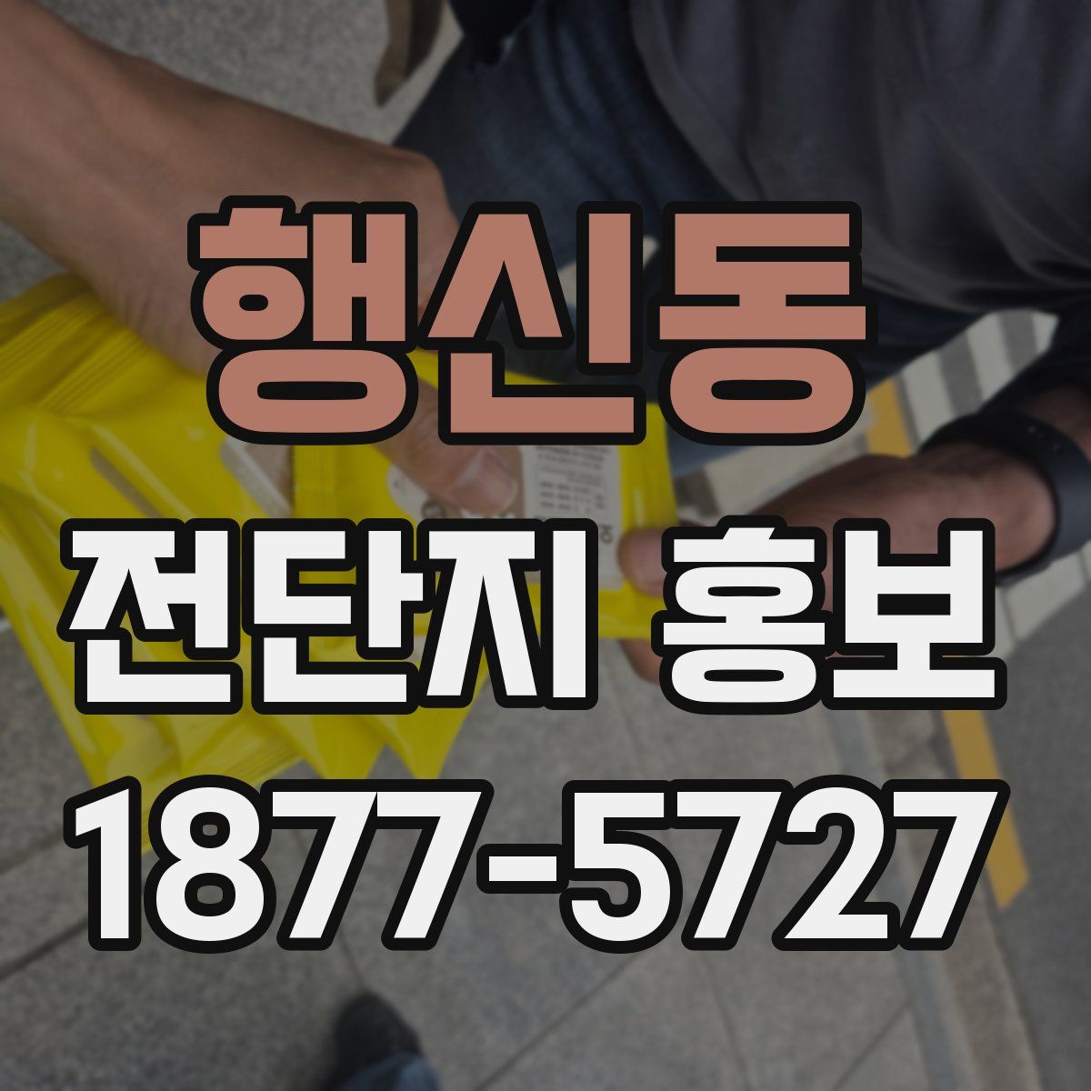 행신동 전단지 홍보