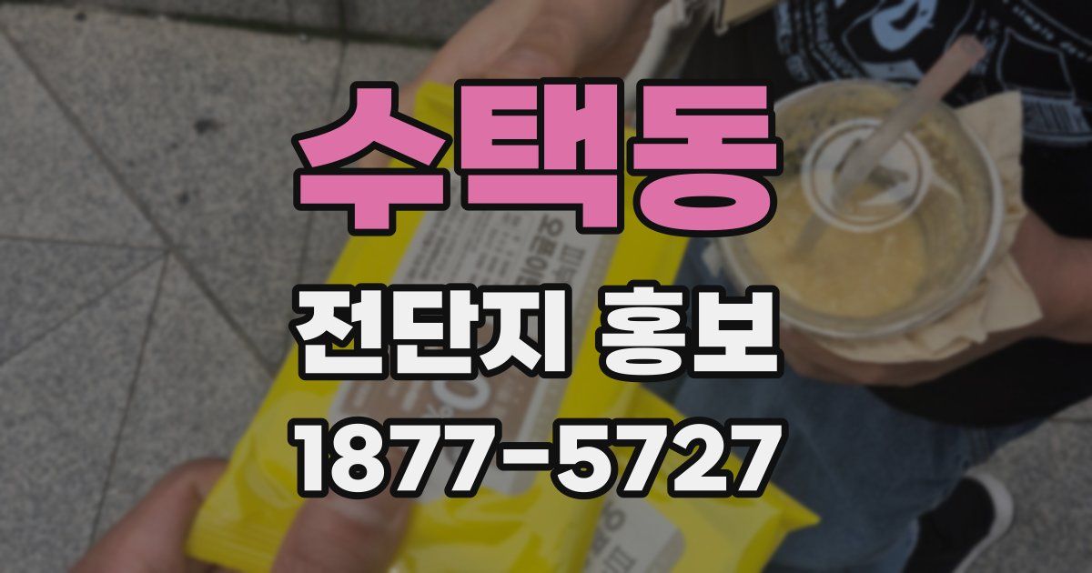 수택동 전단지 홍보