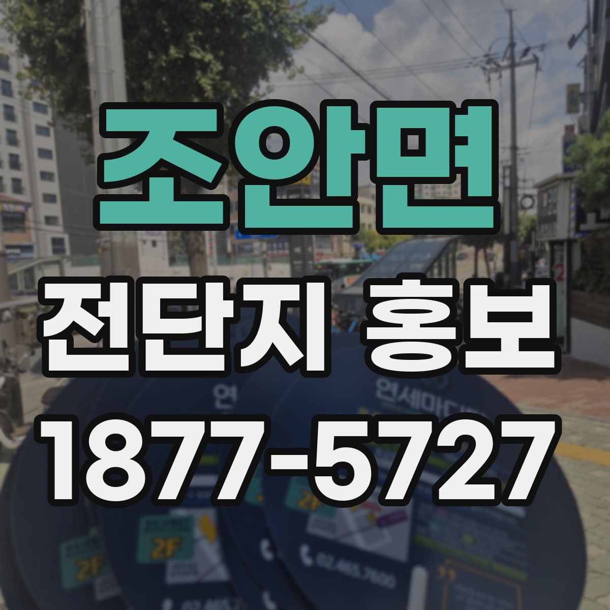 조안면 전단지 홍보