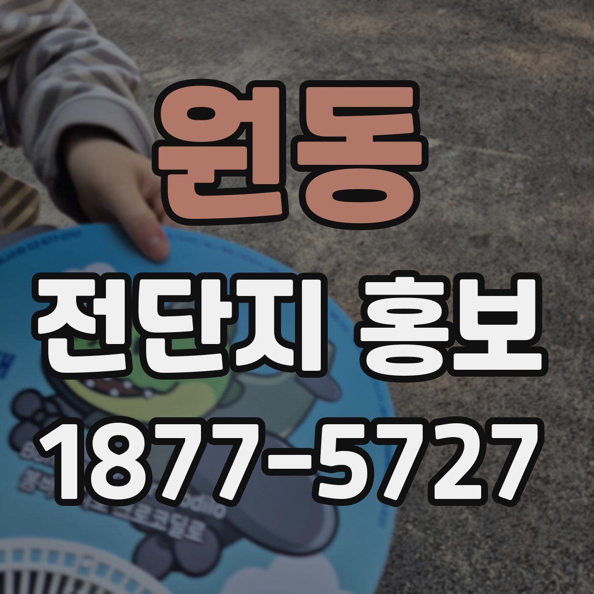 원동 전단지 홍보