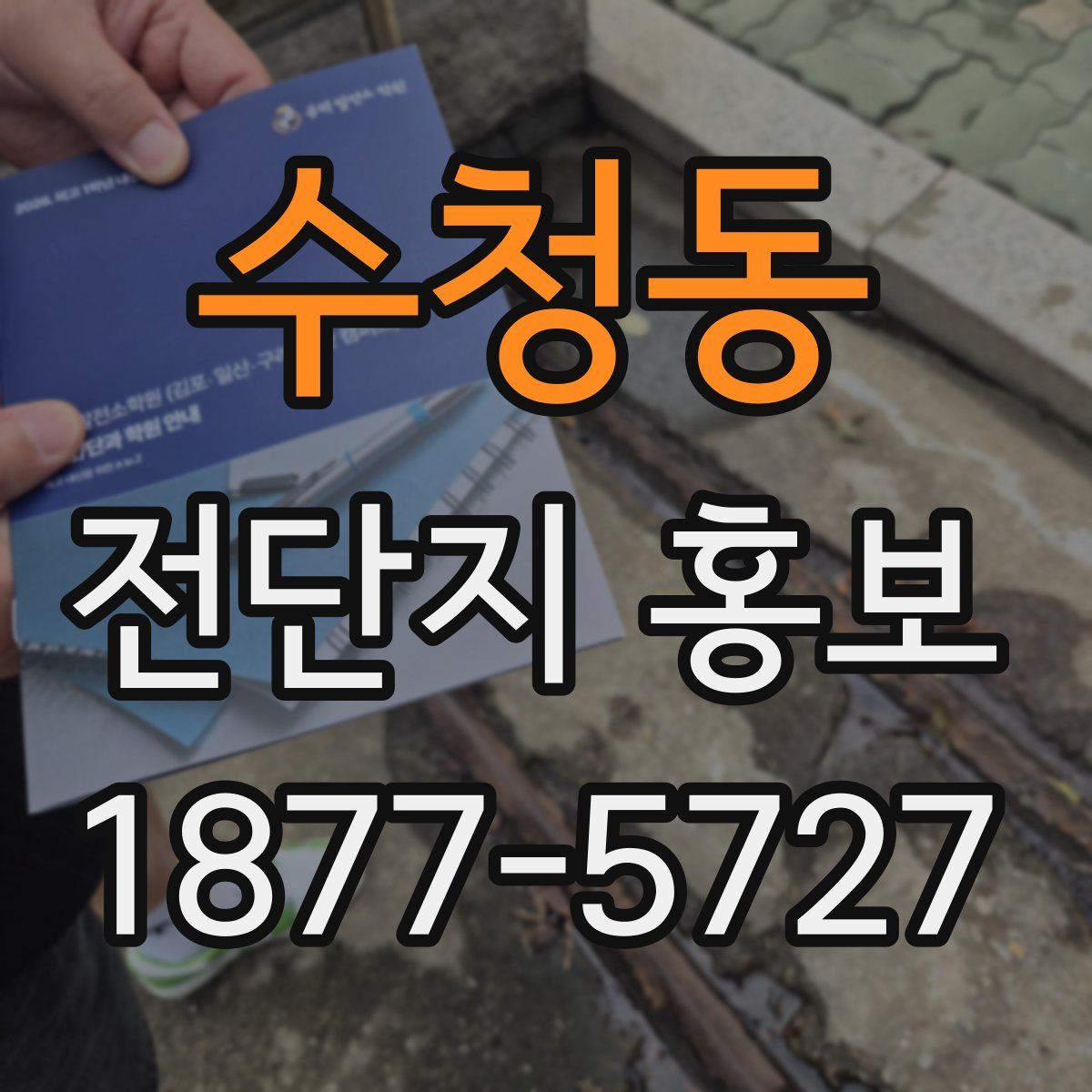수청동 전단지 홍보