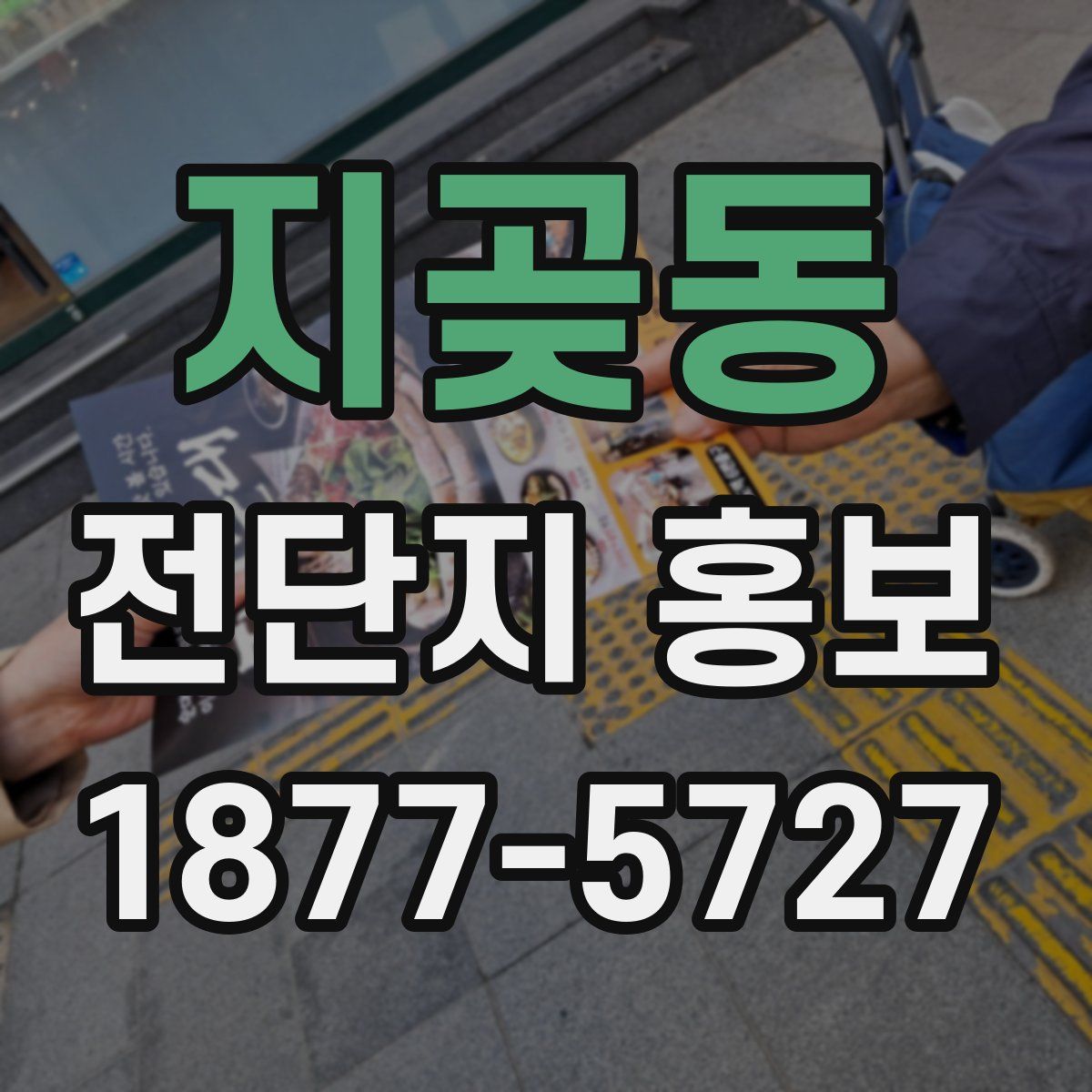 지곶동 전단지 홍보