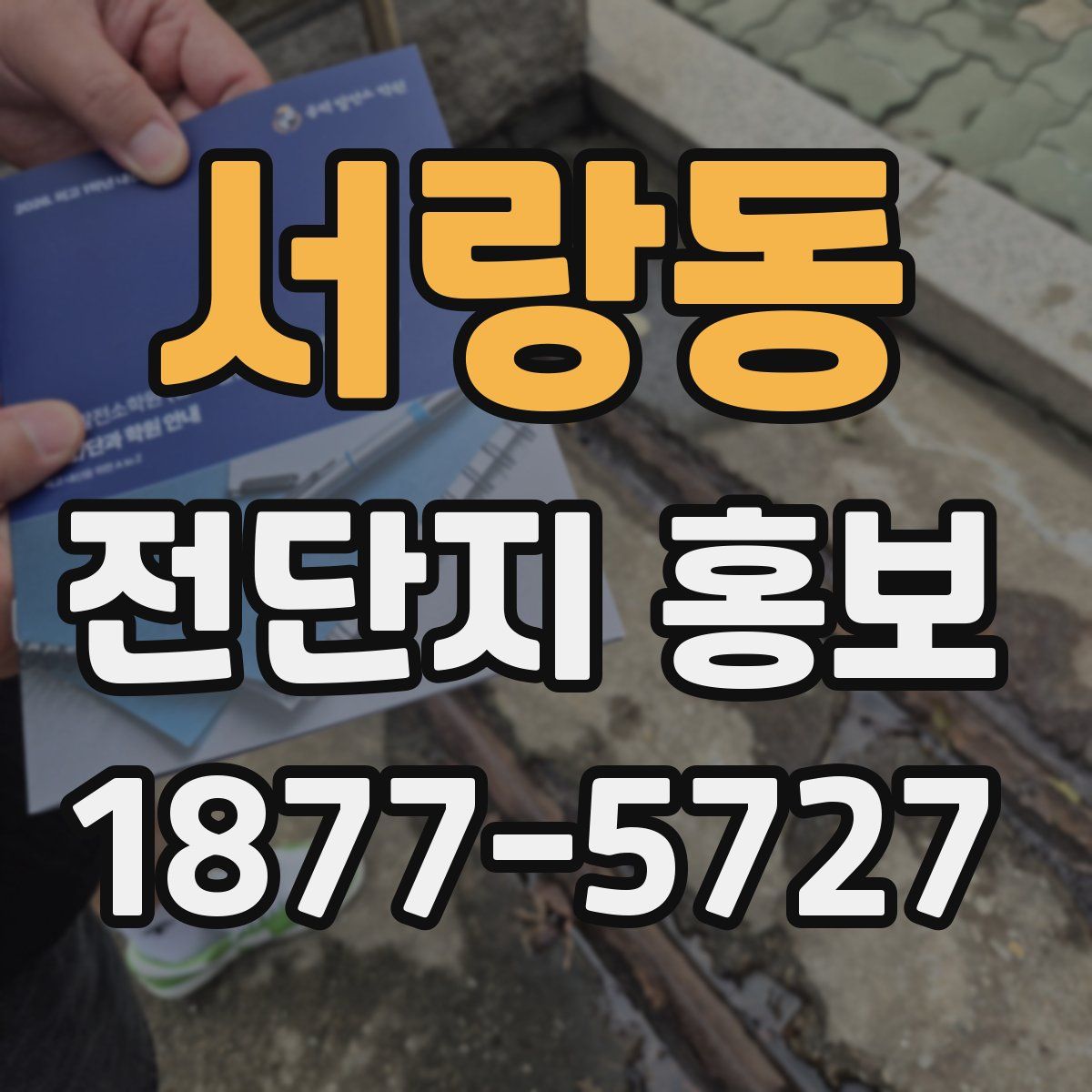 서랑동 전단지 홍보
