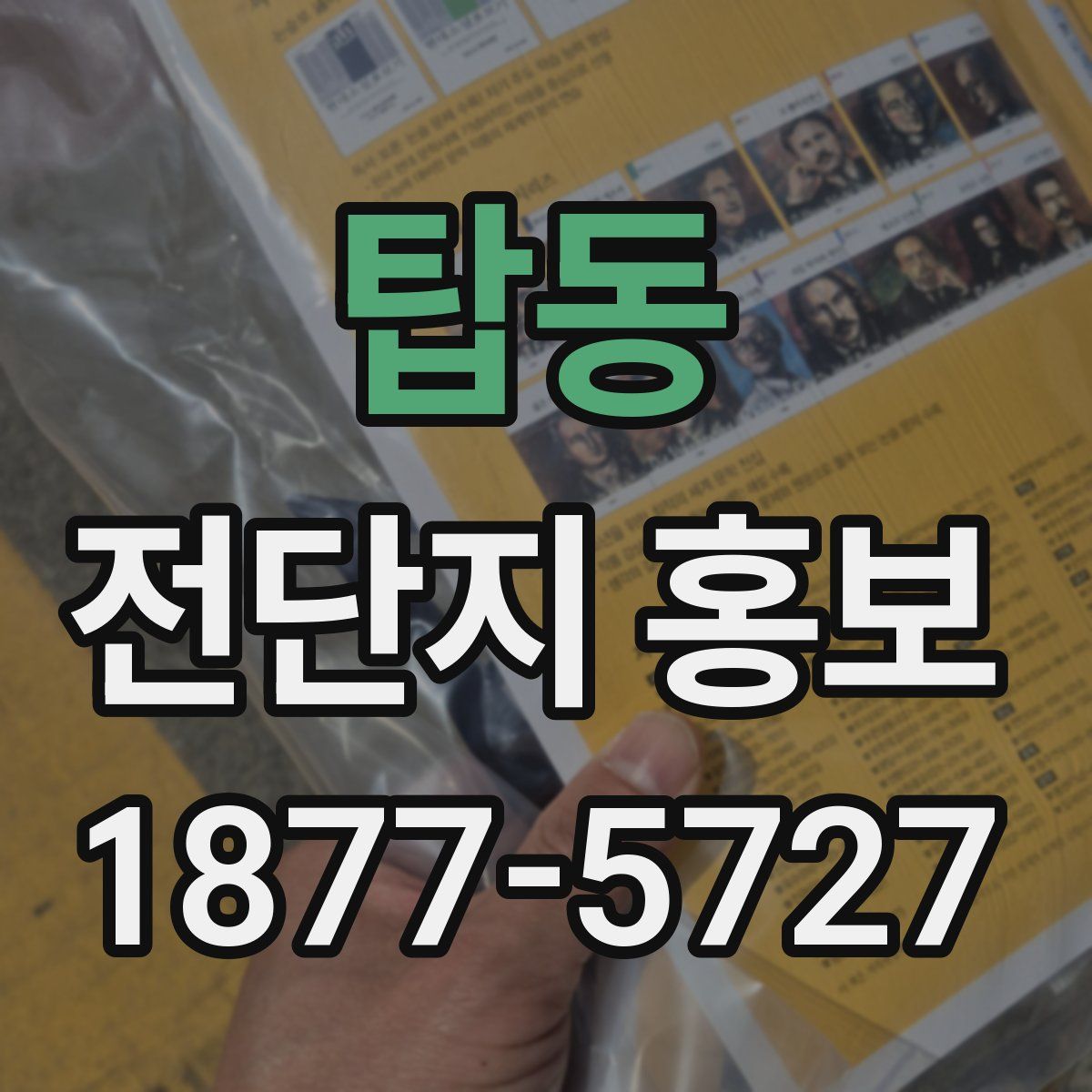 탑동 전단지 홍보
