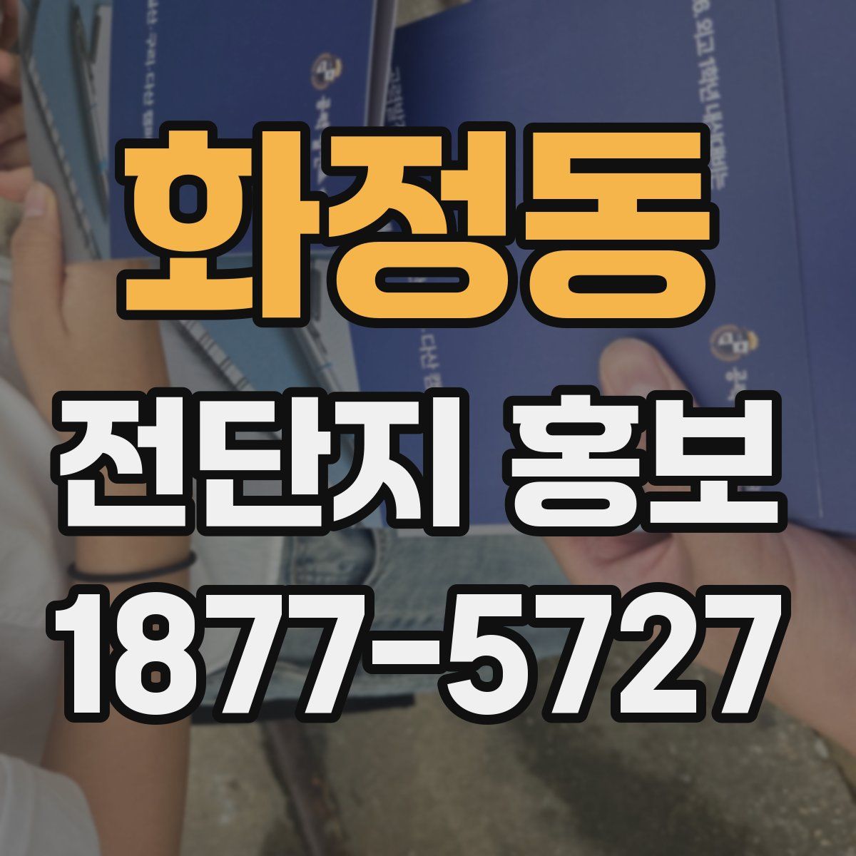 화정동 전단지 홍보