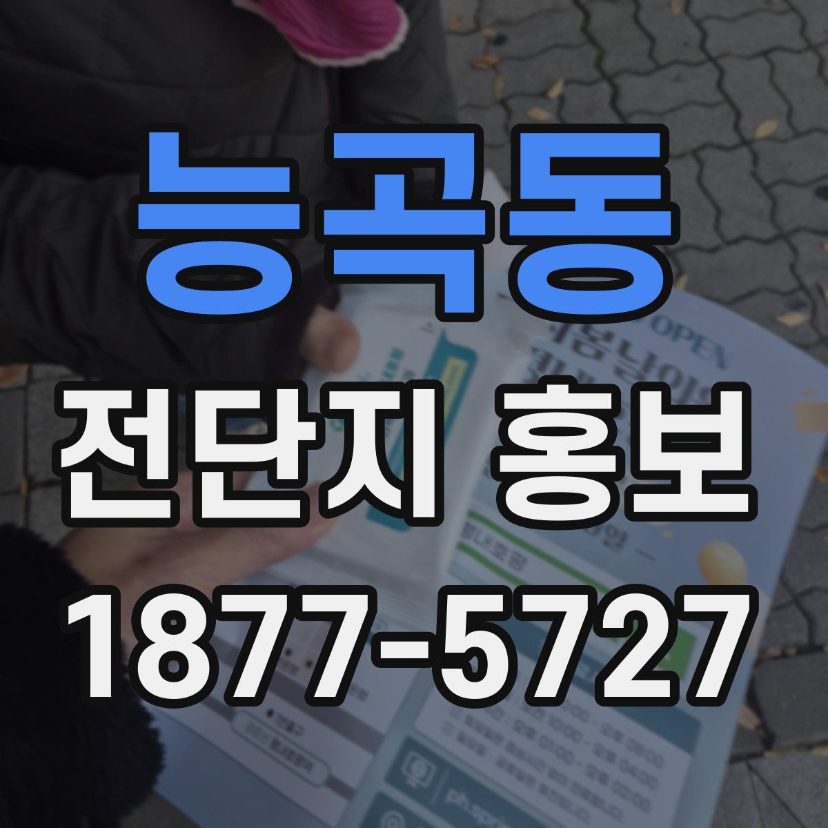 능곡동 전단지 홍보