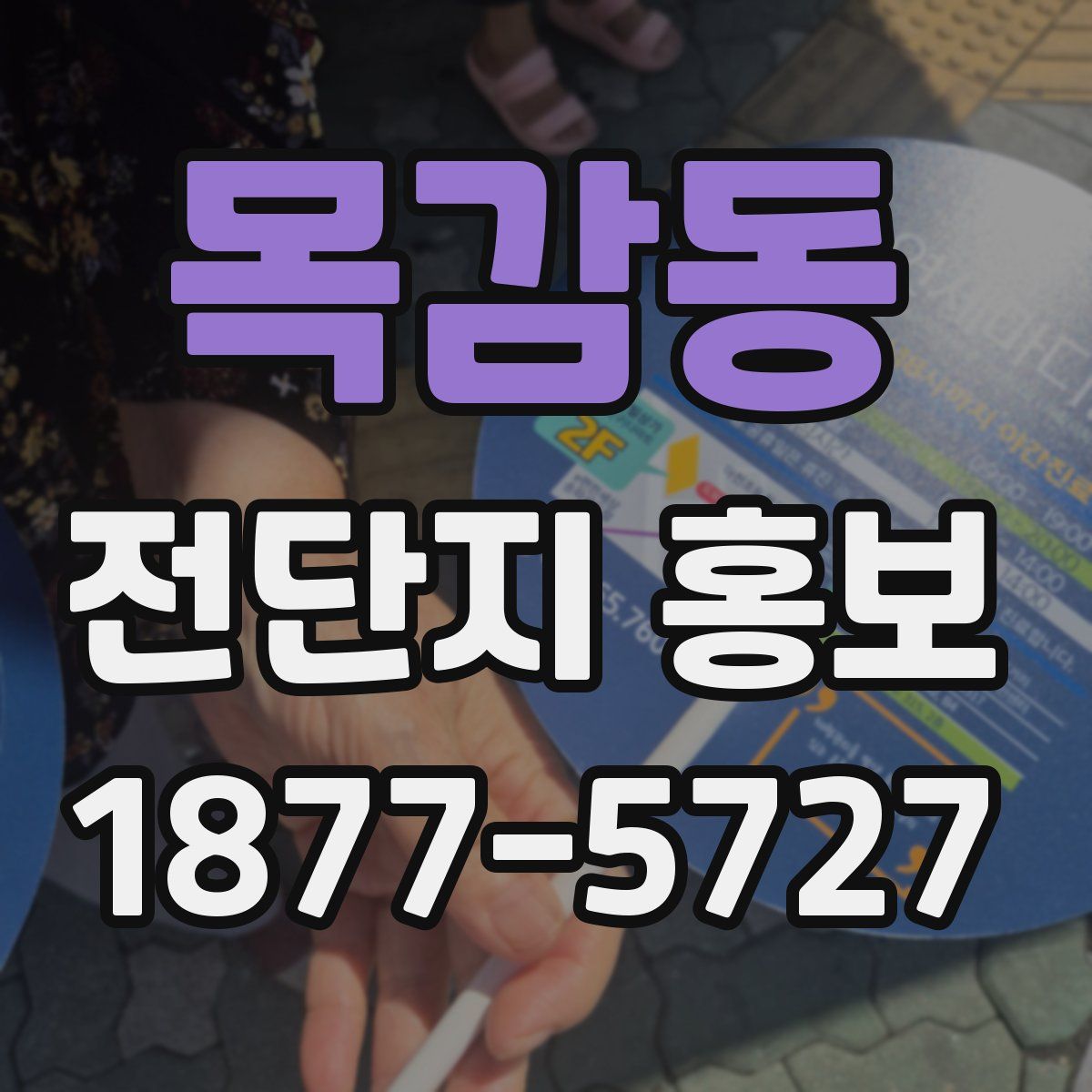 목감동 전단지 홍보