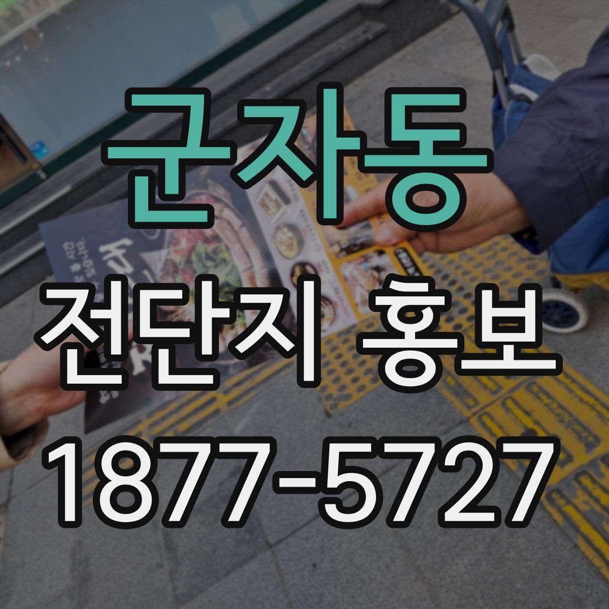 군자동 전단지 홍보