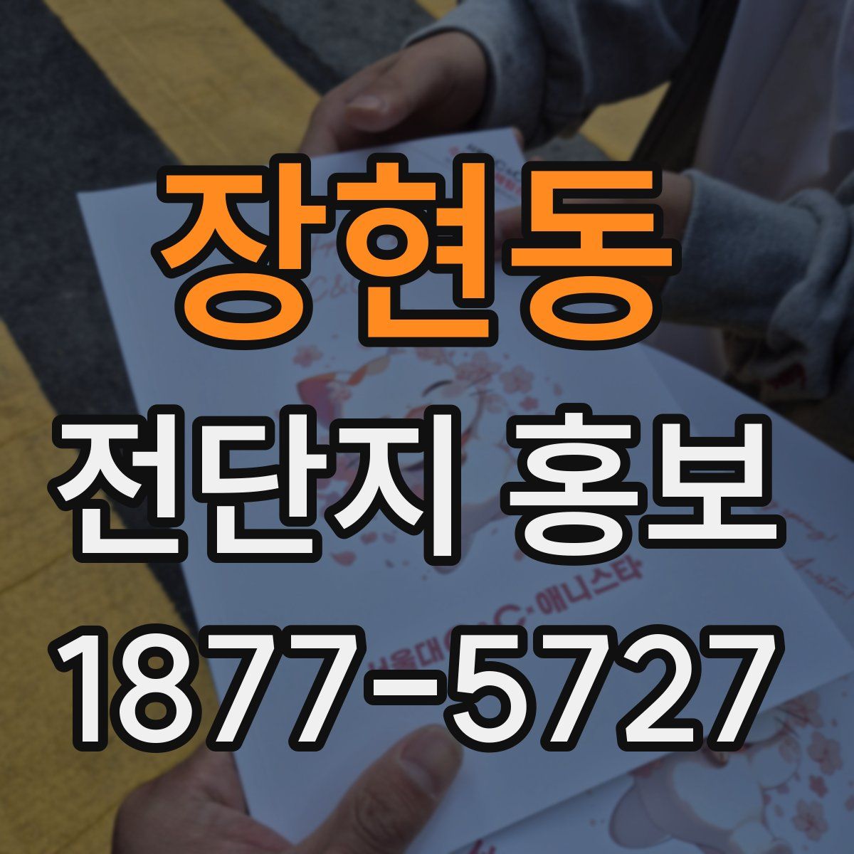 장현동 전단지 홍보
