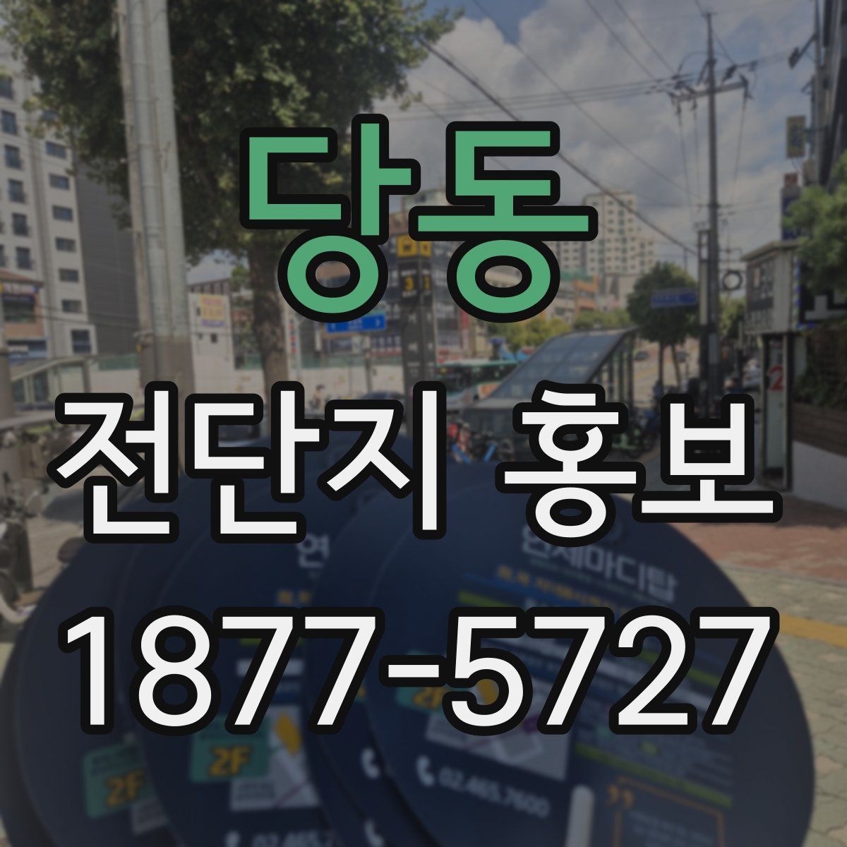 당동 전단지 홍보