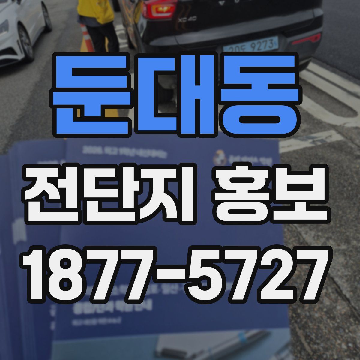 둔대동 전단지 홍보