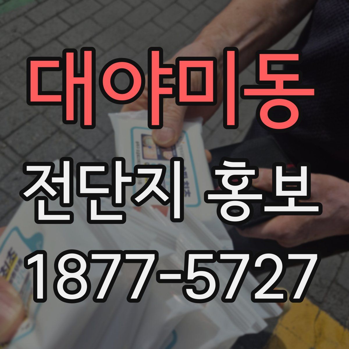 대야미동 전단지 홍보