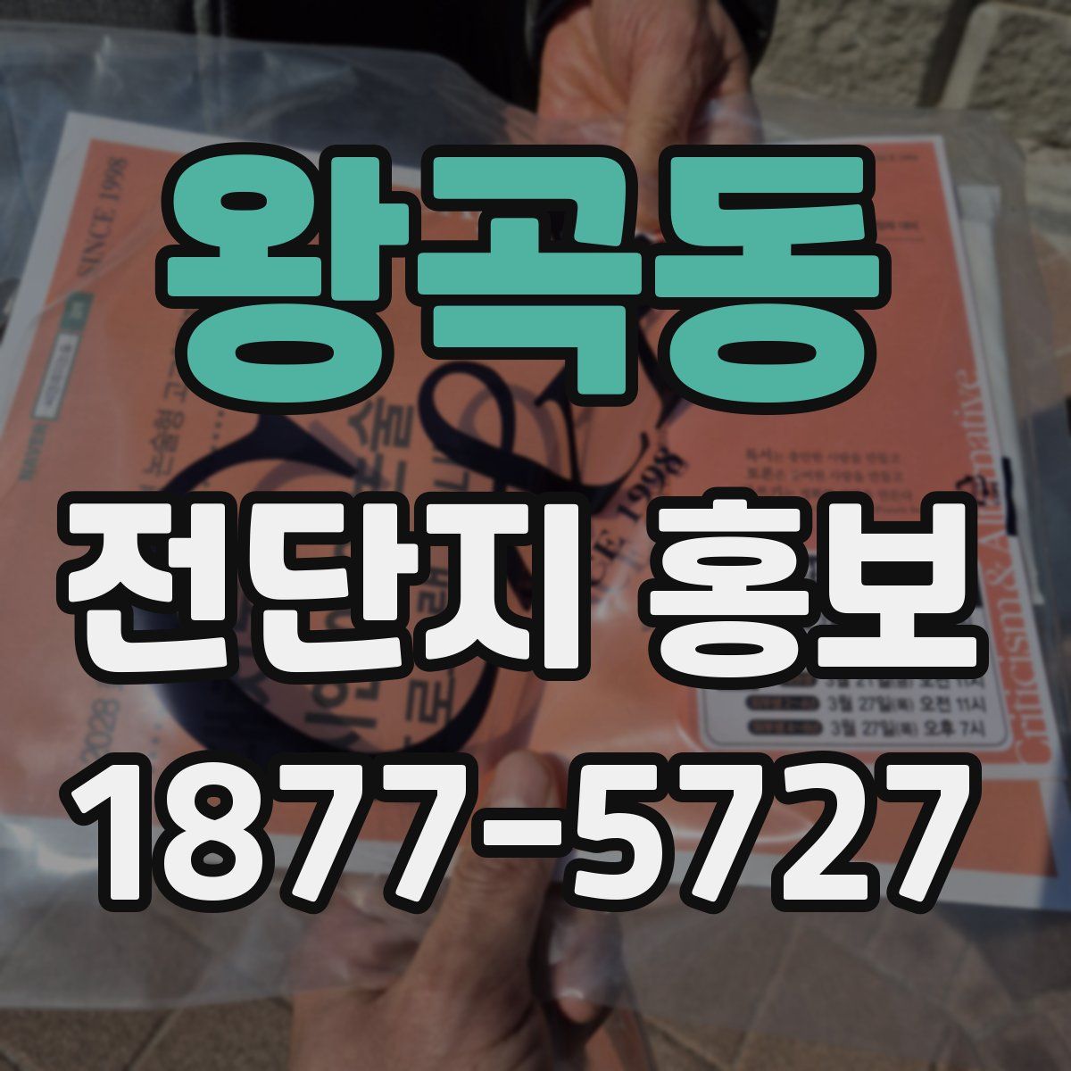 왕곡동 전단지 홍보