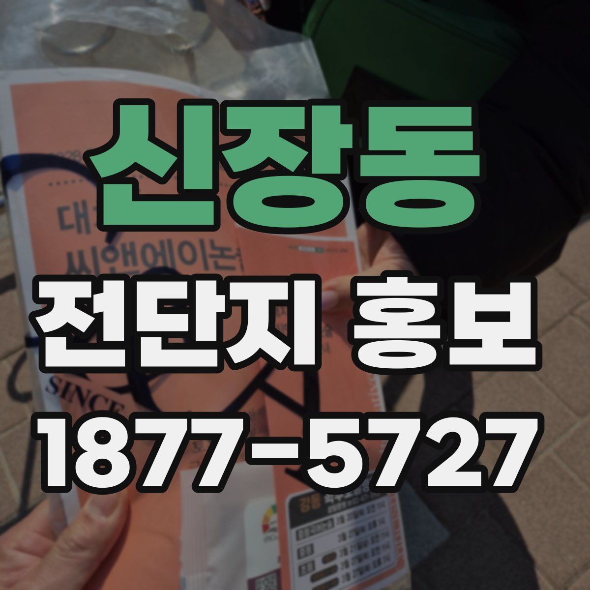 신장동 전단지 홍보