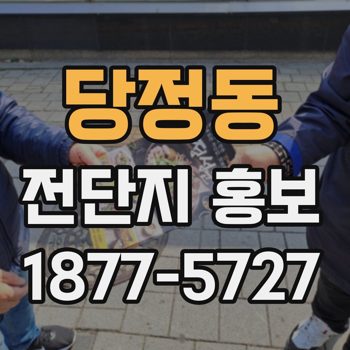 당정동 전단지 홍보