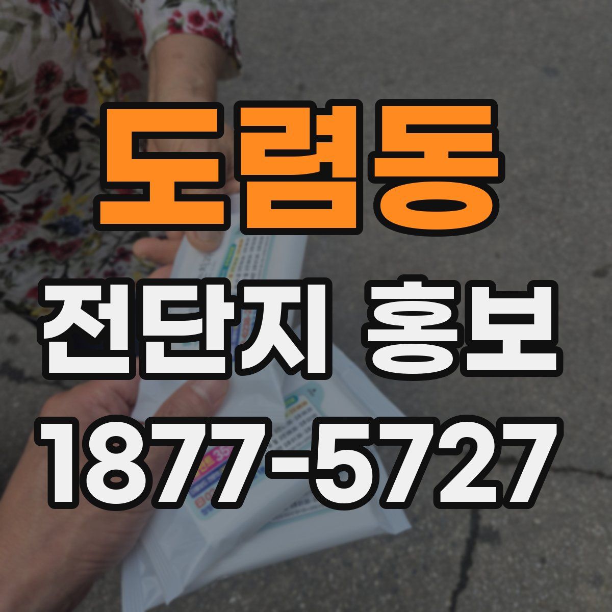 도렴동 전단지 홍보