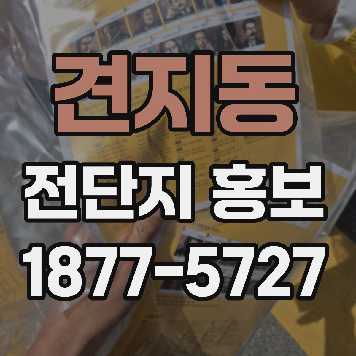 견지동 전단지 홍보