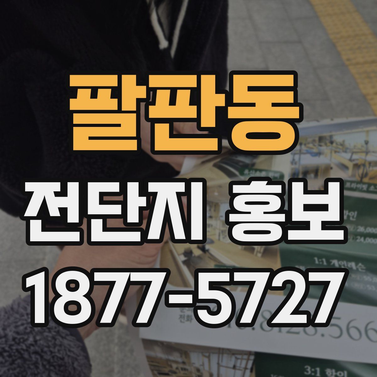 팔판동 전단지 홍보
