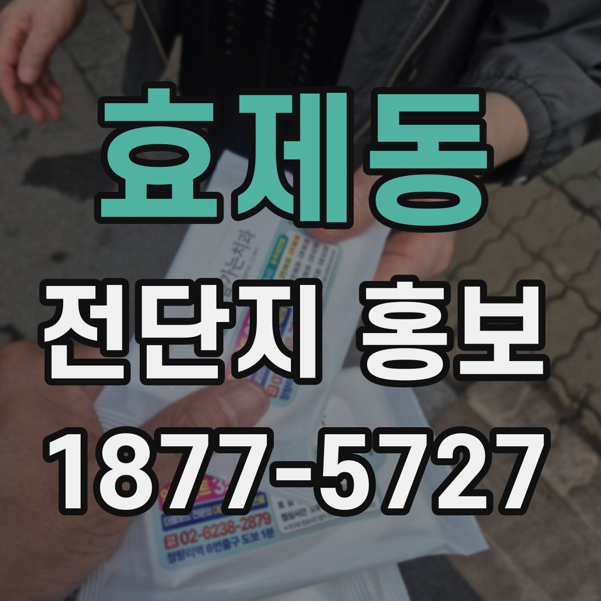 효제동 전단지 홍보