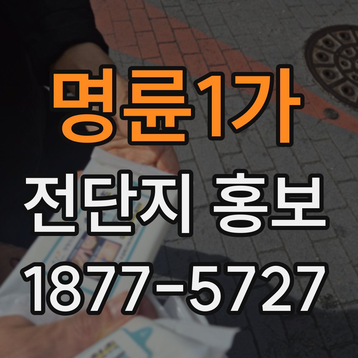 명륜1가 전단지 홍보