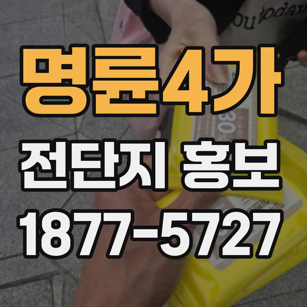 명륜4가 전단지 홍보
