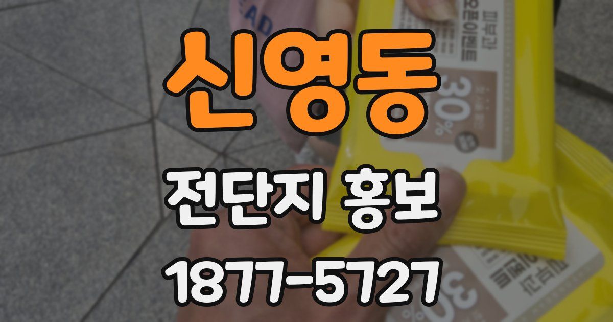 신영동 전단지 홍보