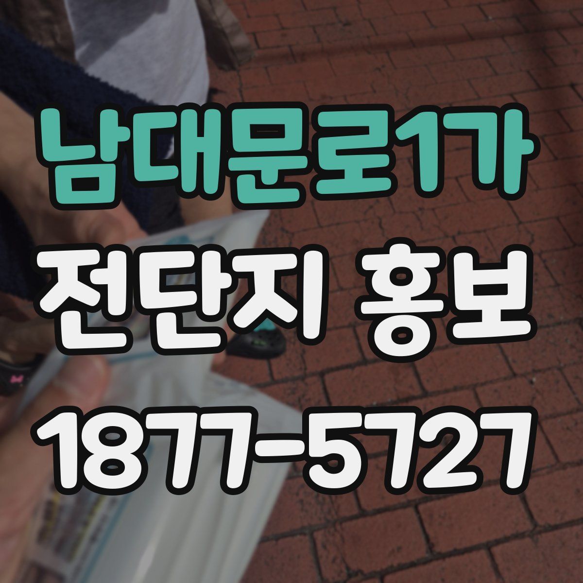 남대문로1가 전단지 홍보