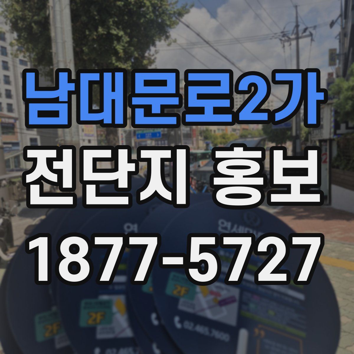 남대문로2가 전단지 홍보