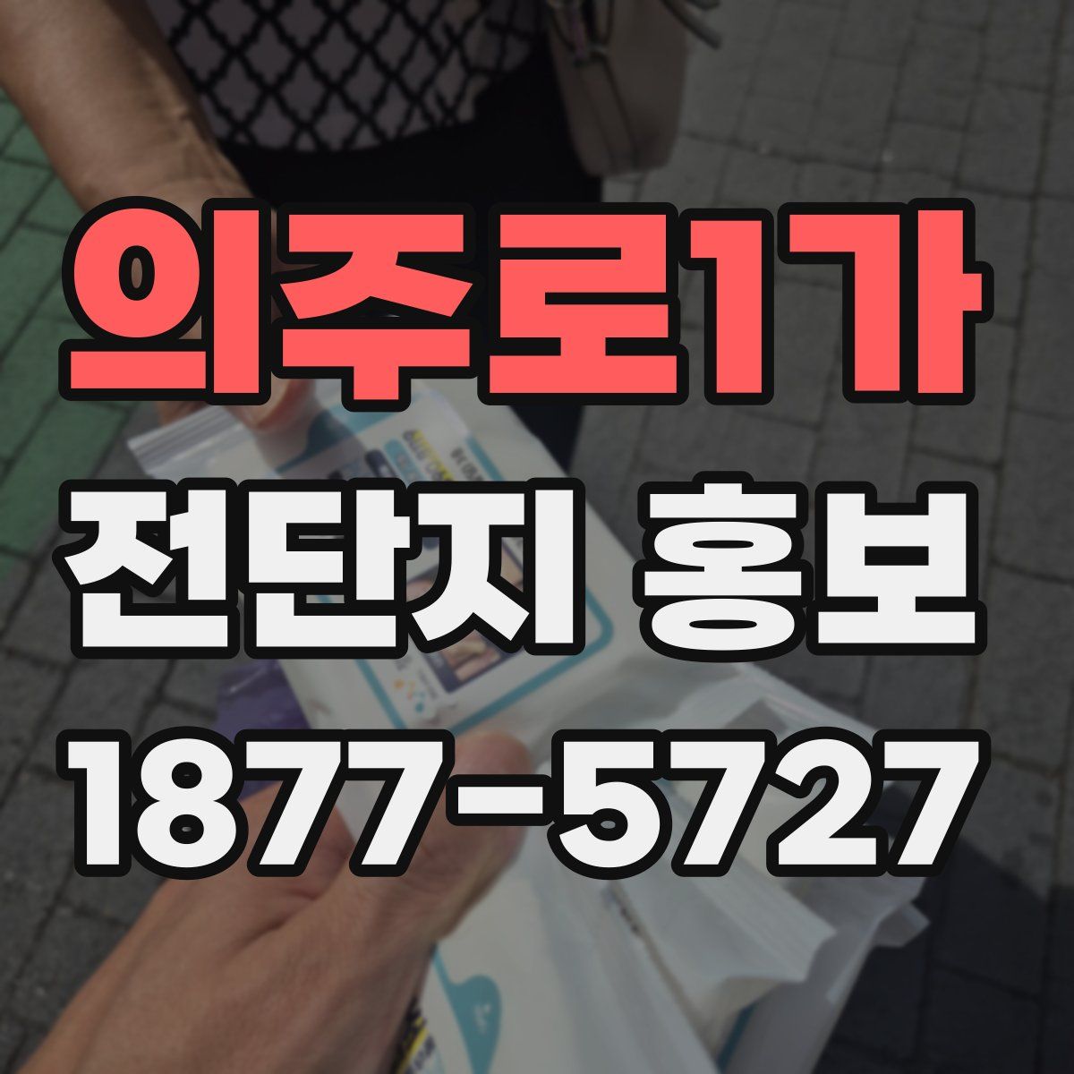 의주로1가 전단지 홍보